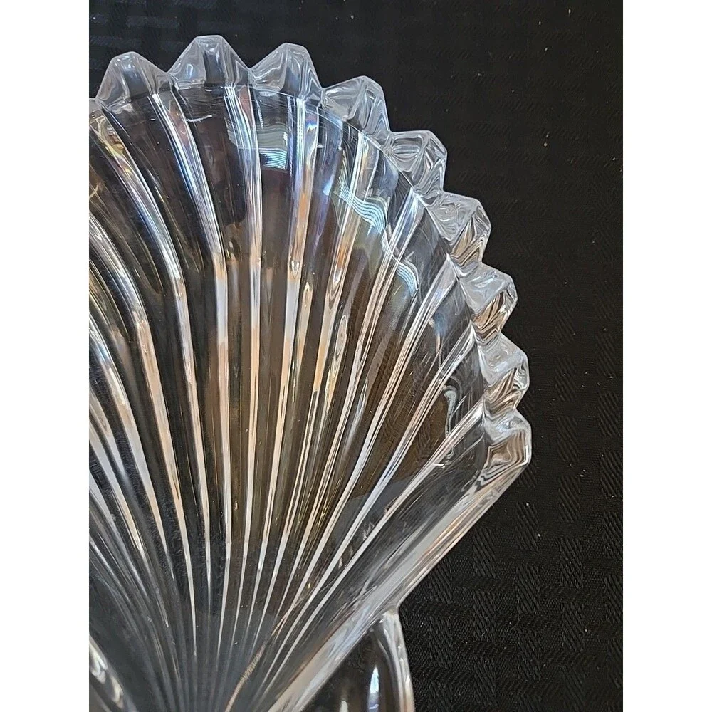 Marquis by Waterford Crystal Shell Trinket Tray Candy Dish Made In Germany